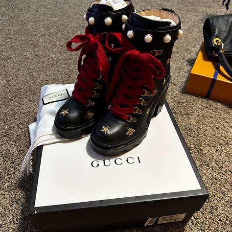 gucci tote bee|Gucci bumblebee boots.